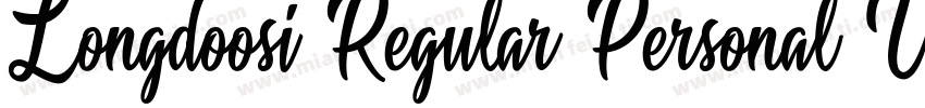 Longdoosi Regular Personal Use字体转换